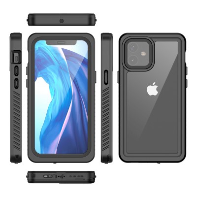 Custom IP68 Waterproof Shockproof Face ID Water Proof Underwater Sports Outdoor Case Cover for iPhone 12 6.1'' Cell Phone Case